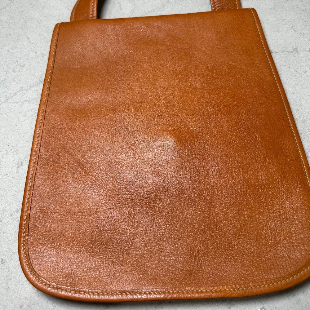 Bonnie Cashin for Meyers Body Bag in pumpkin/orange hue